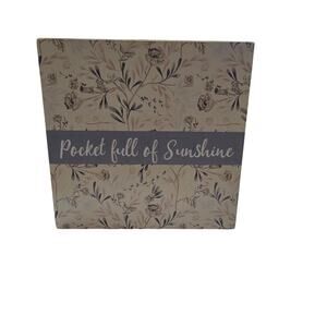 Primitives by Kathy Pocket Full Of Sunshine wooden home decor NWT